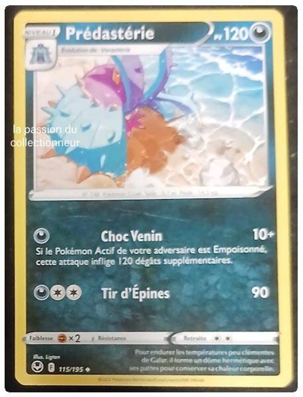 Carte pokémon de Prédastérie 115/195