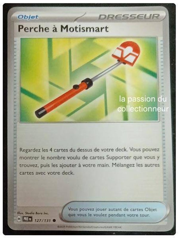 Carte pokémon de la Perche à Motismart 127/131