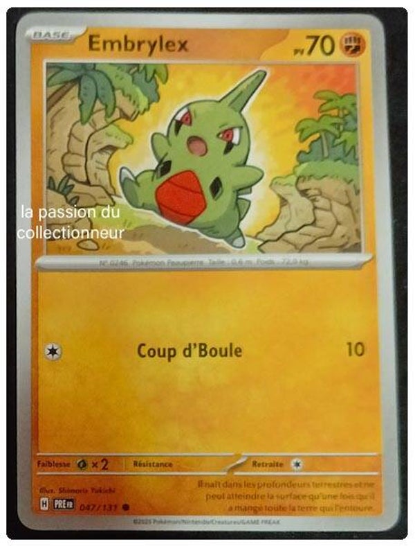 Carte pokémon de Embrylex 047/131