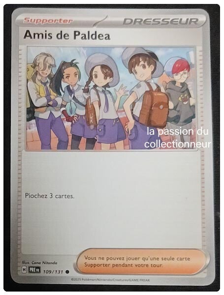 Carte pokémon des Amis de Paldea 109/131