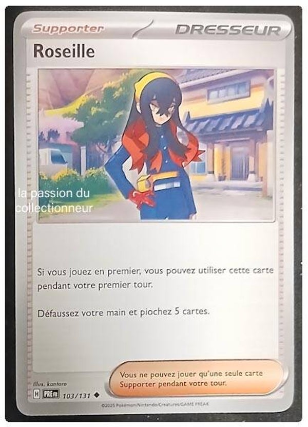 Carte pokémon de Roseille 103/131