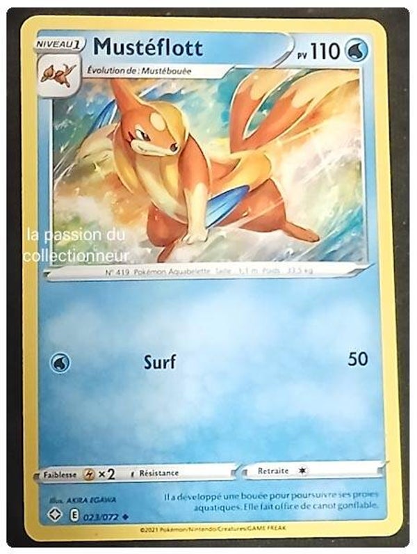 Carte pokémon de Mustéflott 023/072