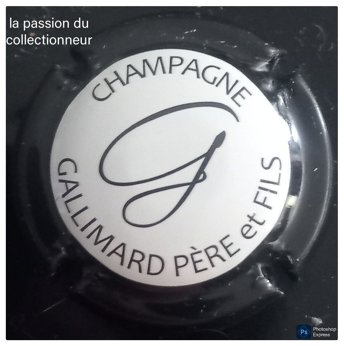 Capsule de champagne Gallimard père et fils