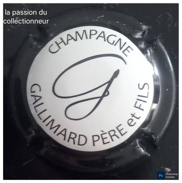 Capsule de champagne Gallimard père et fils