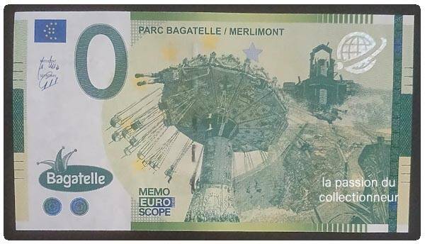Billet souvenir 0 euro  de Bagatelle