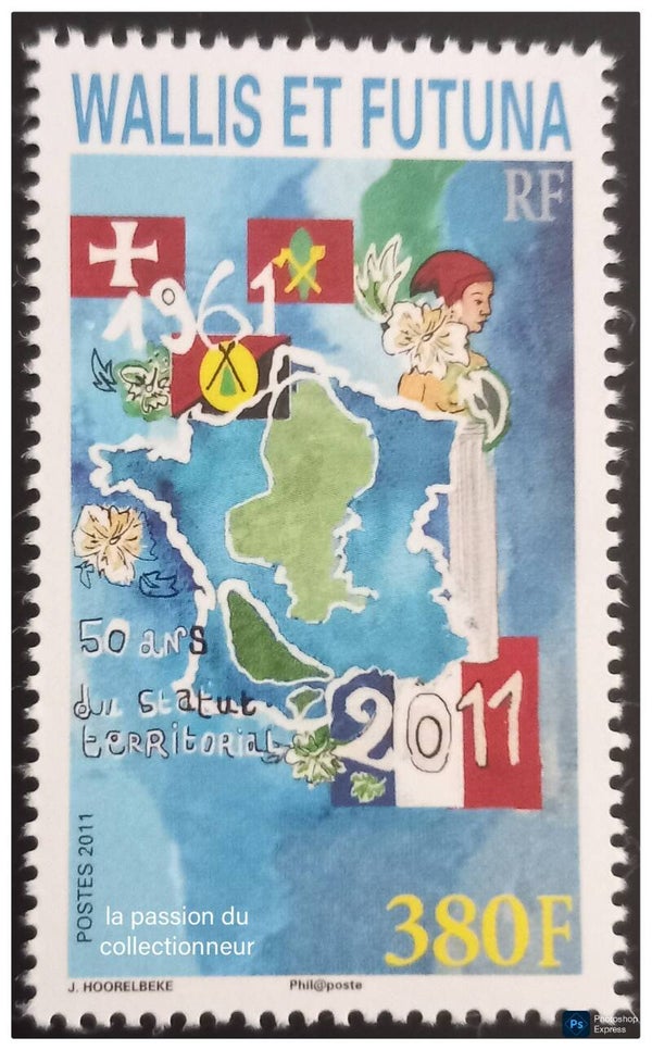 Timbre de Wallis et Futuna neuf numéro 754