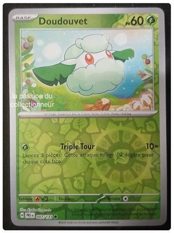 Carte pokémon de Doudouvet 007/131