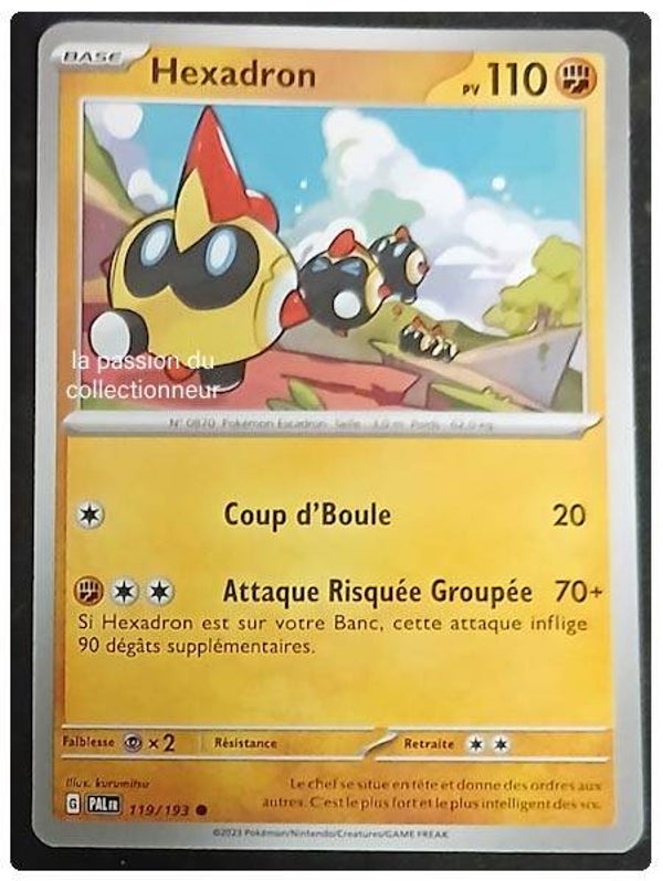 Carte pokémon de Hexadron 119/193