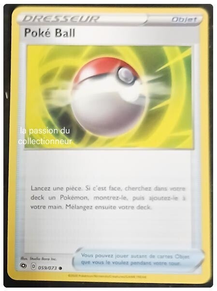Carte pokémon du Pokémon Ball 059/073