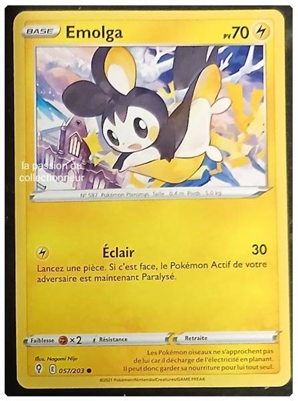Carte pokémon de Emolga 057/203