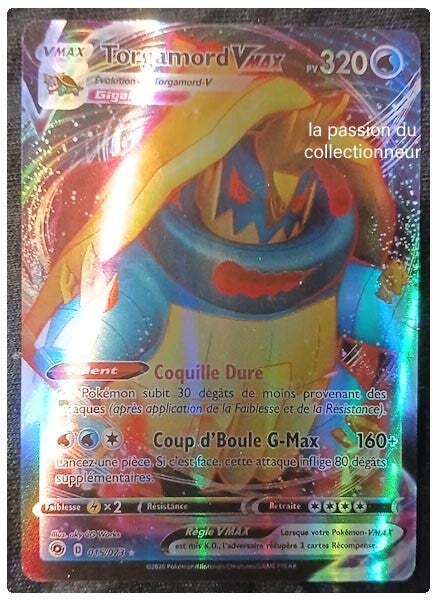 Carte pokémon de Torgamord 015/073