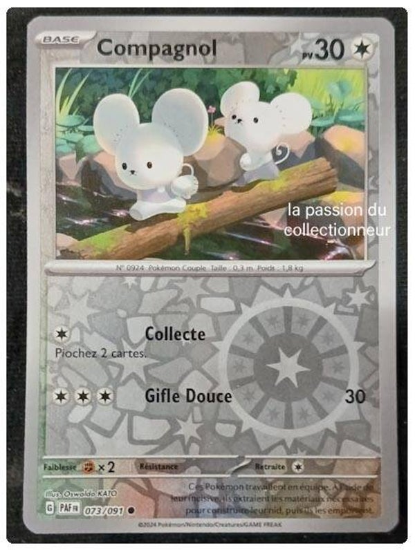 Carte pokémon de Compagnol 073/091