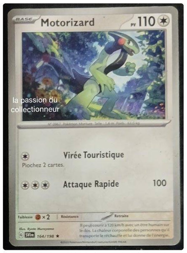 Carte pokémon de Motorizard 164/198