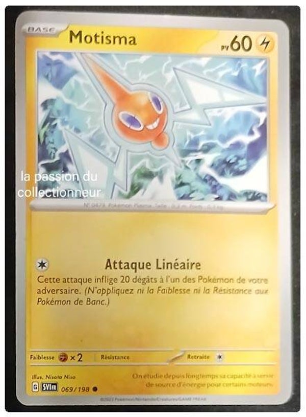 Carte pokémon de Motisma 069/198