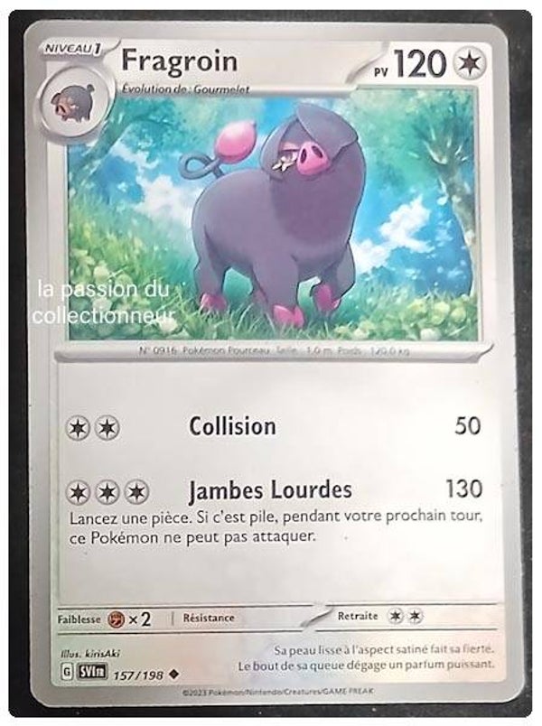 Cartes Pokémon de Fragroin 157/198