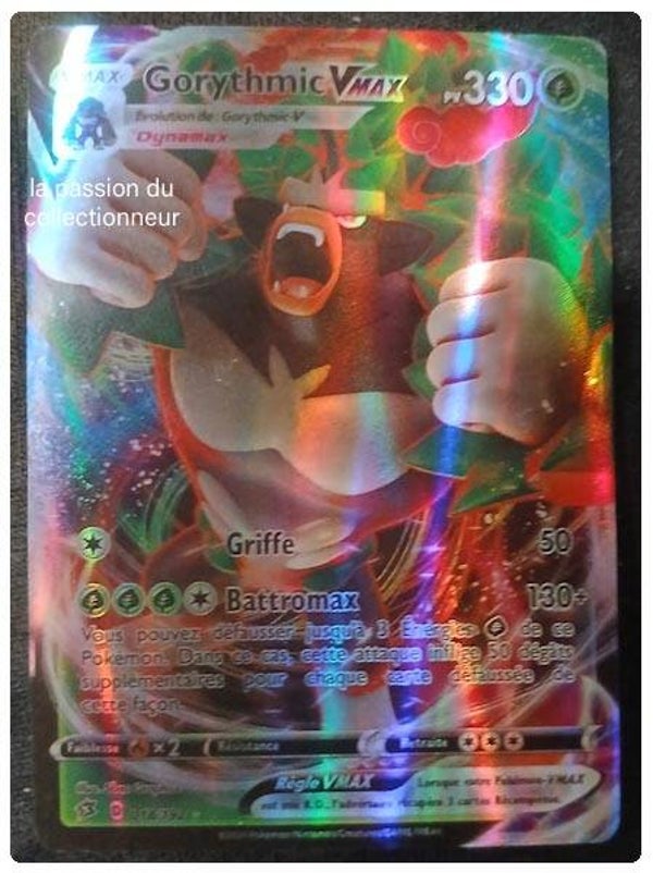 Carte pokémon de Gorythmic VMAX 018/192