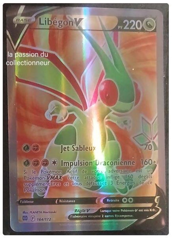 Carte pokémon de Libégon V 164/172