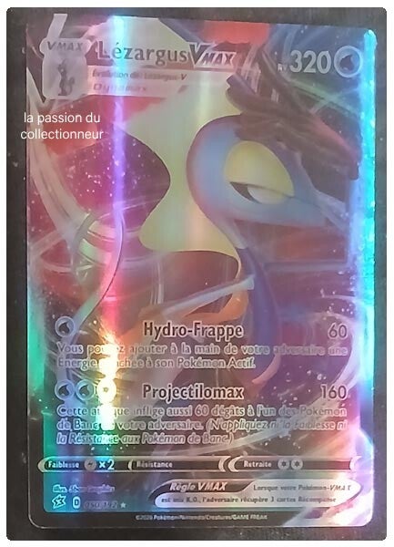 Carte pokémon de Lézargus VMAX 050/192