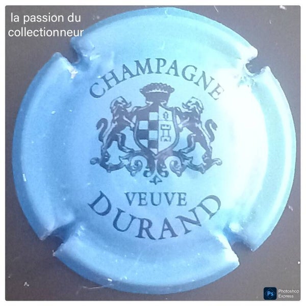Capsule de champagne Veuve Durand
