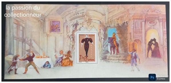 Timbre bloc souvenir de France neuf numéro 9