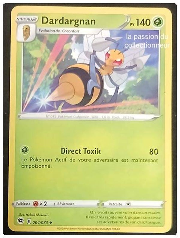 Carte pokémon de Dardargnan 004/073