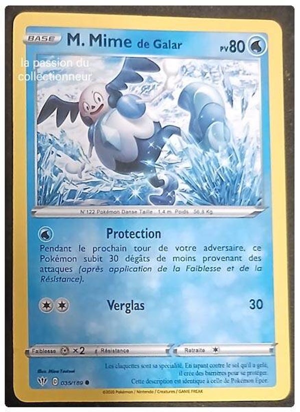 Carte pokémon de M.Mime 035/189 commune