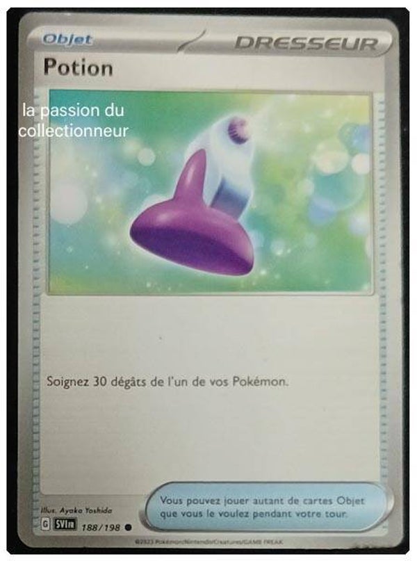 Carte pokémon de la Potion 188/198 commune