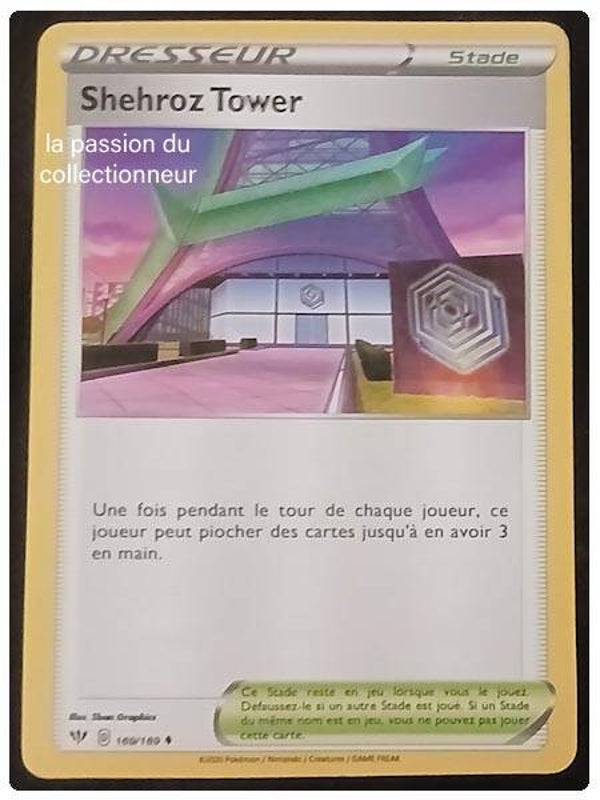 Carte pokémon de Shehroz Tower 169/189 peu commune