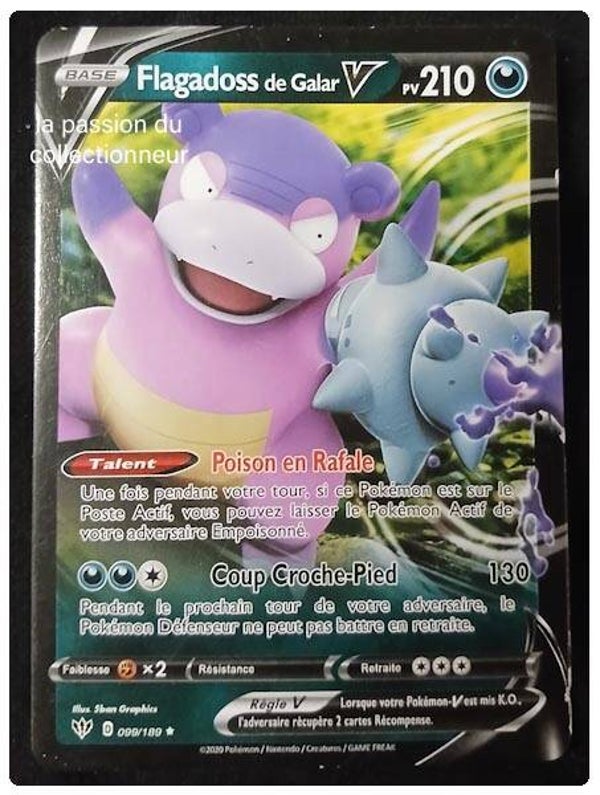 Carte pokémon de Flagadoss V 099/189