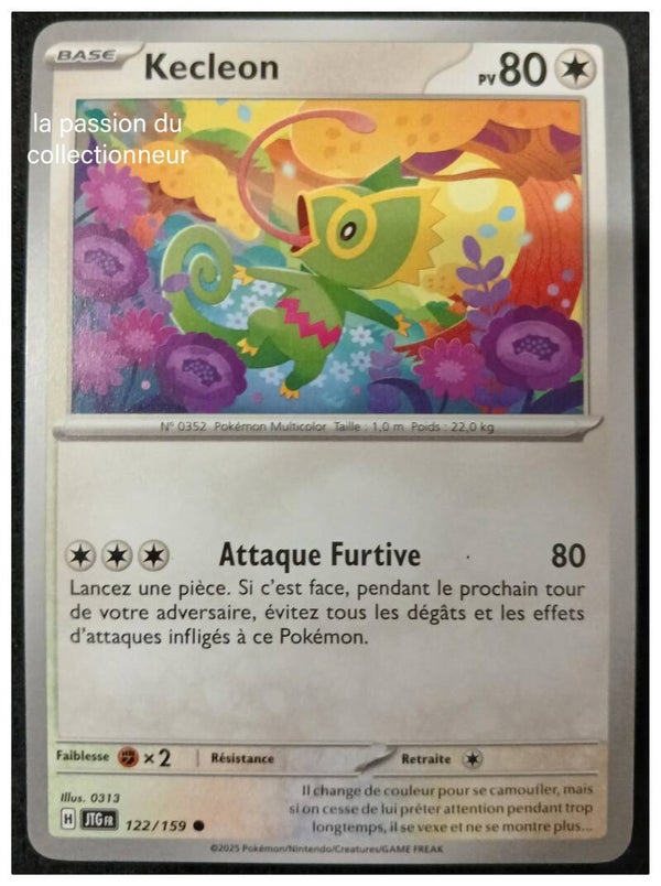 Carte pokémon de Kecleon 122/159 commune
