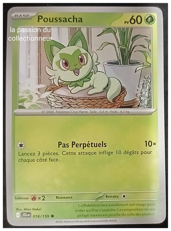 Carte pokémon de Poussacha 016/159 commune