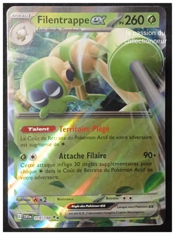 Carte pokémon de Filentrappe 019/198 double rare
