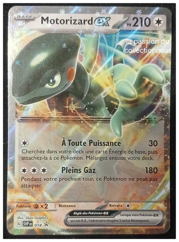 Carte pokémon de Motorizard SVPFR 018 promo EV
