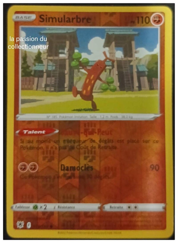 Carte pokémon de Simularbre 074/189 reverses