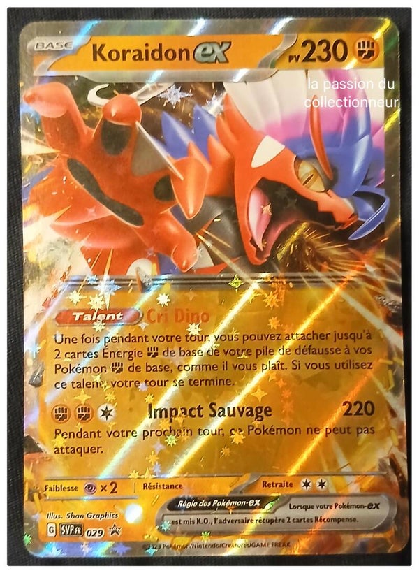 Carte pokémon de Koraidon SVPFR 029 promo EV