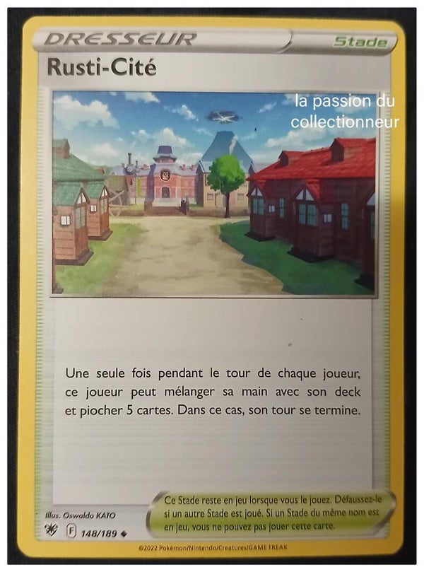 Carte pokémon de Rusti Cité 148/189 peu commune