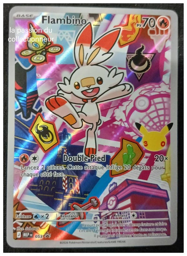 Carte pokémon de Flambino MEPFR 053
