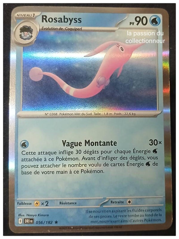 Carte pokémon de Rosabyss 056/182 holo