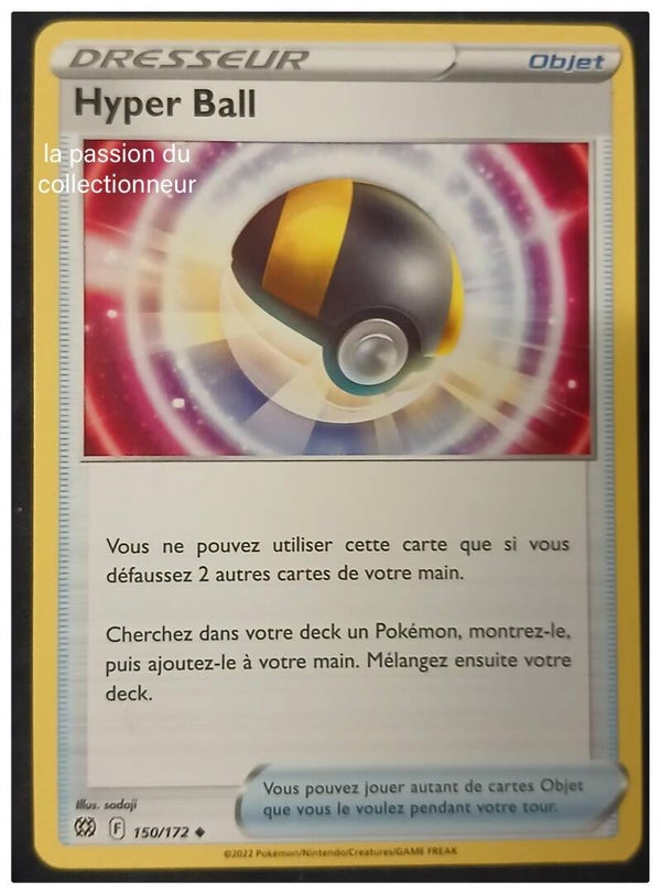 Carte pokémon de Hyper Ball 150/172 peu commune
