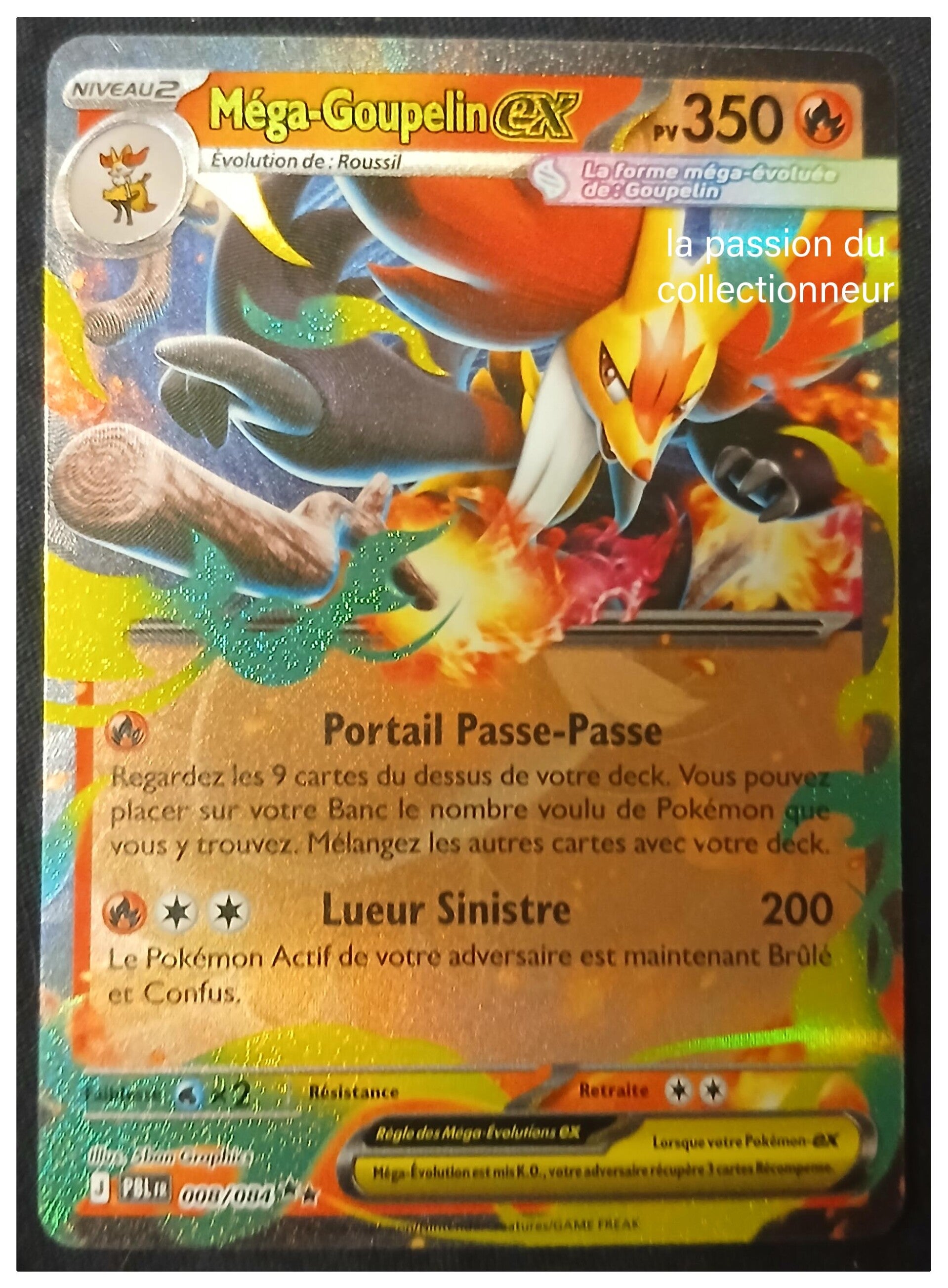 Carte pokémon du Méga Goupelin 008/084 double rare