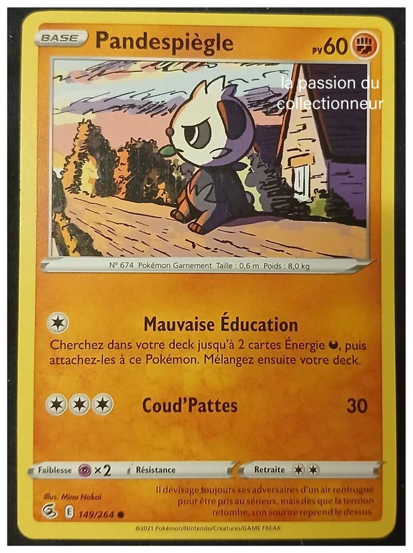 Carte pokémon de Pandespiégle 149/264 commune