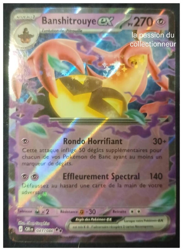 Carte pokémon de Banshitrouye 041/086 double rare