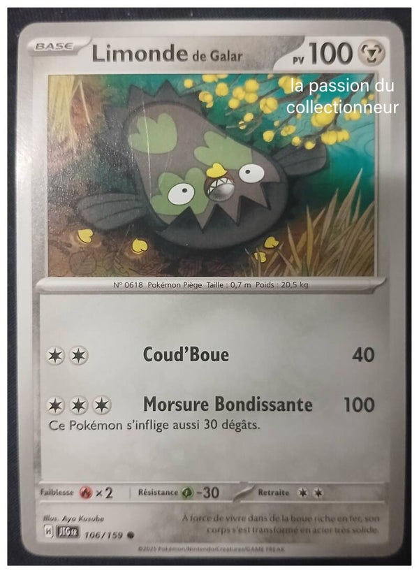 Carte pokémon de Limonde 106/159 commune