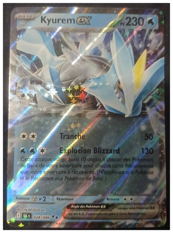 Carte pokémon de Kyurem 028/086 double rare