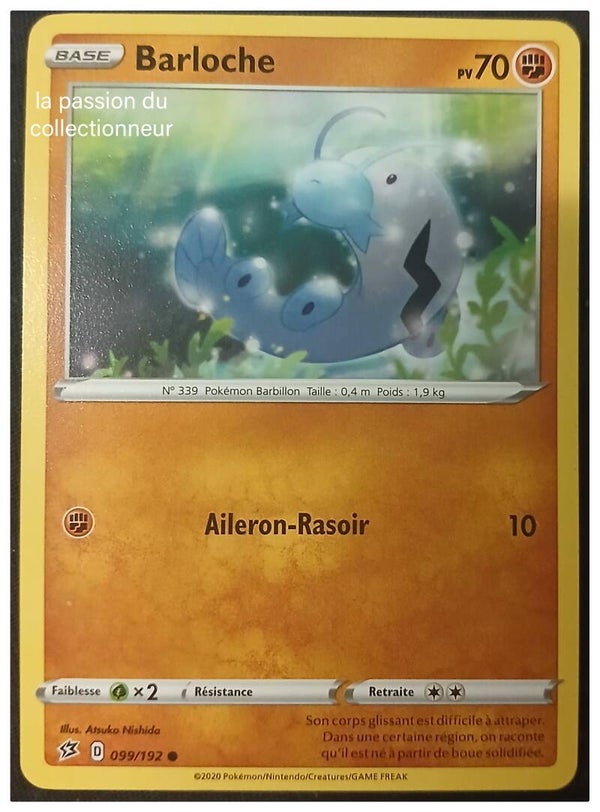 Carte pokémon de Barloche 099/192 commune