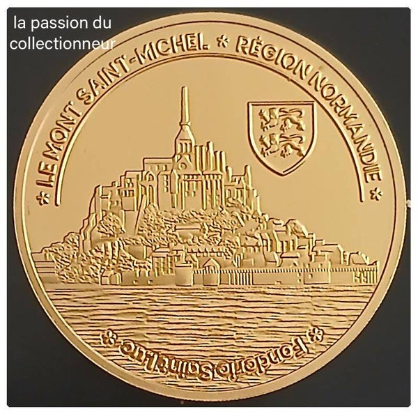 Médaille souvenir du Mont Saint Michel Normandie
