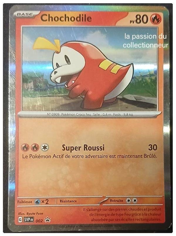 Carte pokémon de Chochodile SVPFR 002 promo EV