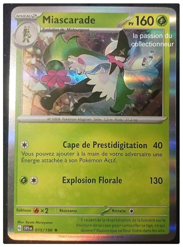 Carte pokémon de Miascarade 015/198 holo