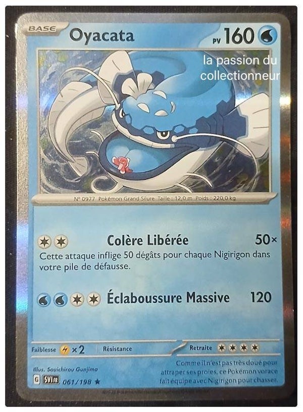 Carte pokémon de Oyacata 061/198 holo