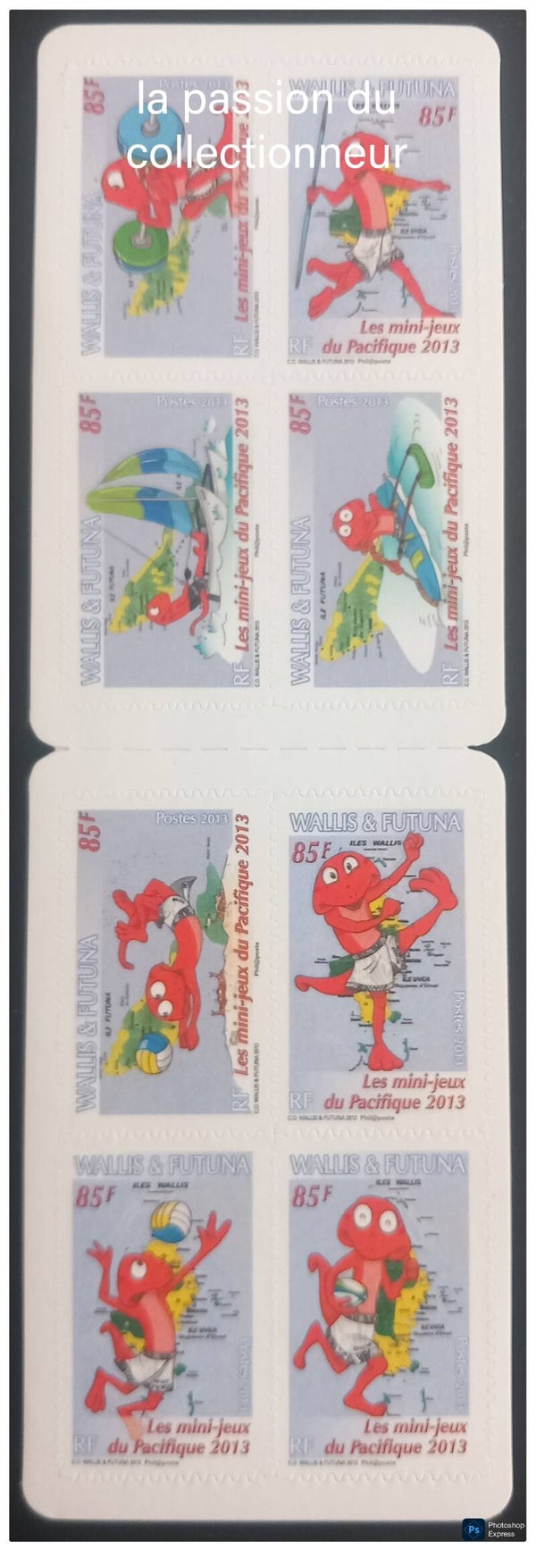Timbre carnet de Wallis et Futuna neuf numéro CA792